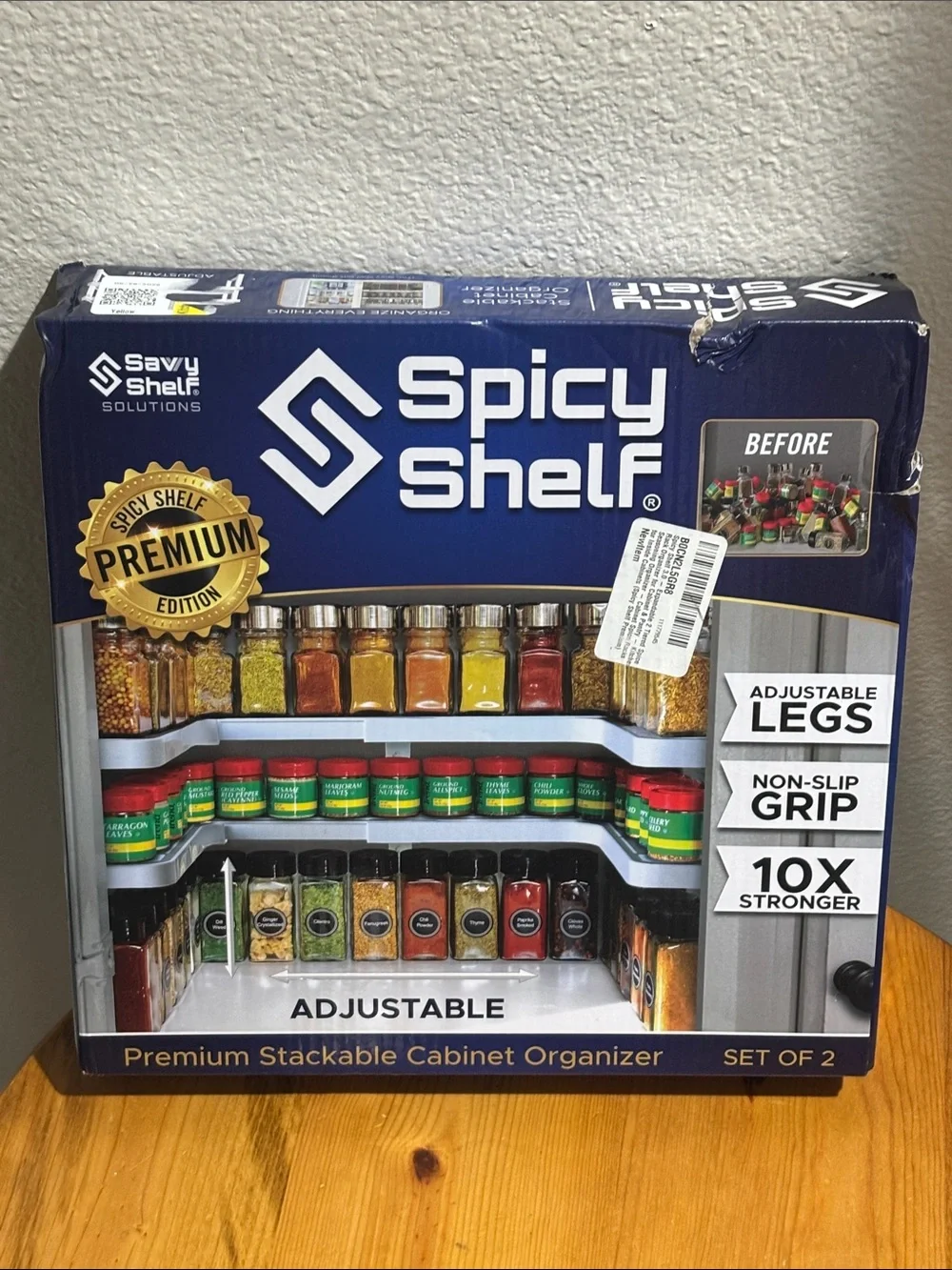 Spicy Shelf Solutions White Adjustable Shelves NWT